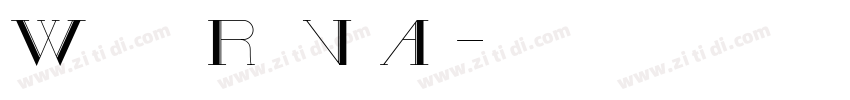Wired Regular字体转换